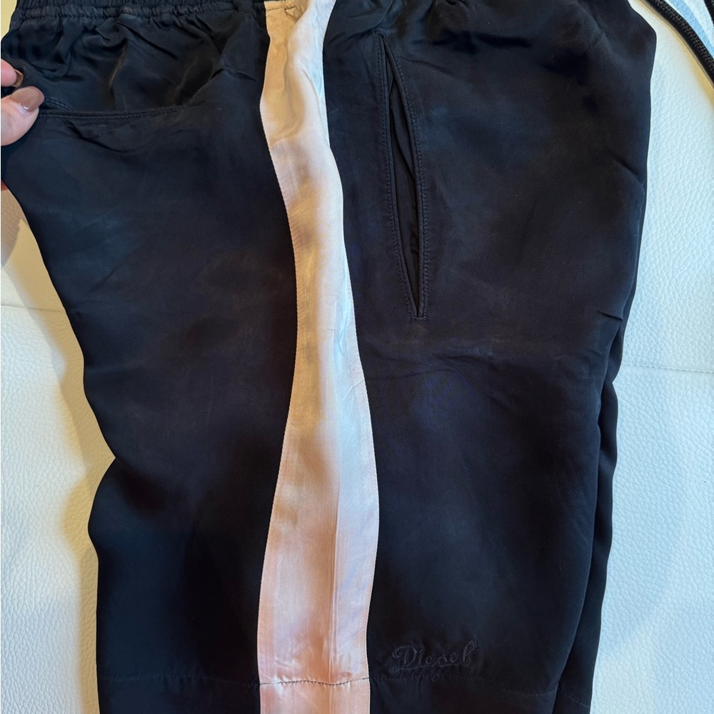 Diesel Black line High waist Shorts Floral Detail Size XS - Picture 6 of 9